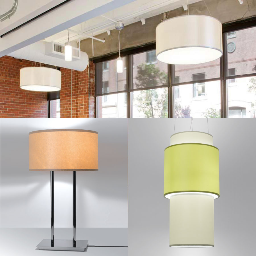 Lumetta’s top-quality collection of drum pendant lights and surface mounts are available in a range of diameters, heights, and lamping options. Fitted with any Lumenate® selection, the only limit is one’s imagination.