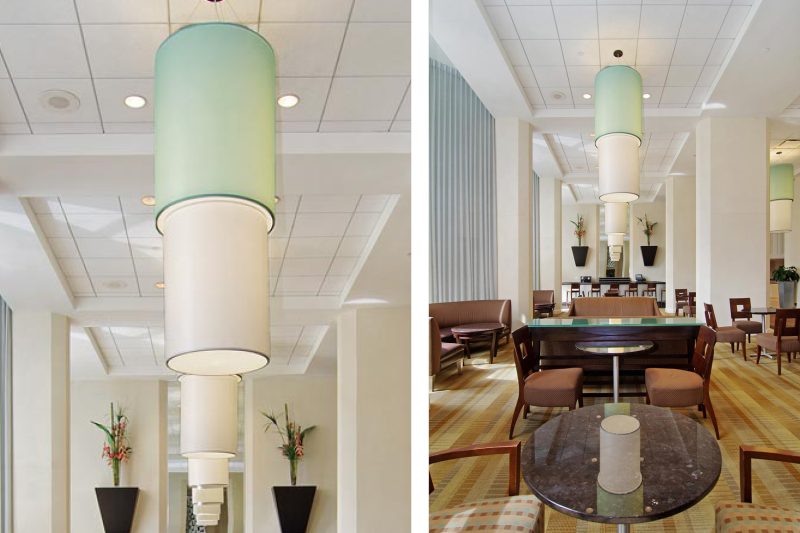 Lumetta’s Custom Double Drum Pendants Alight at the Buena Vista Palace Hotel’s Lobby
