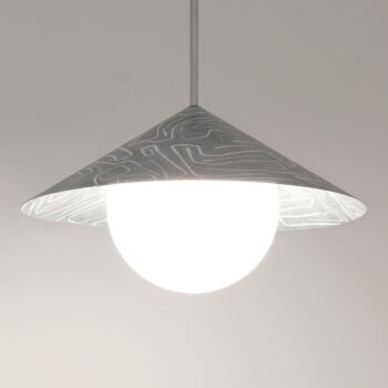 Lumetta's Custom Taper Globe Pendant Stuns with New Design Lumenate® Shade DL29 Hale