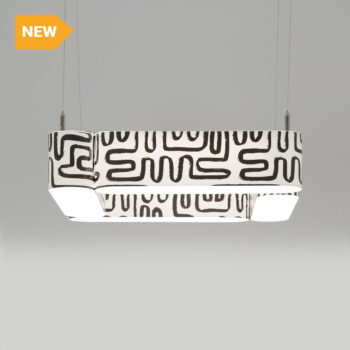 BRINK Modern Commercial Lighting Pendant; 23-inch by 5-inch by 4-inch dimensions